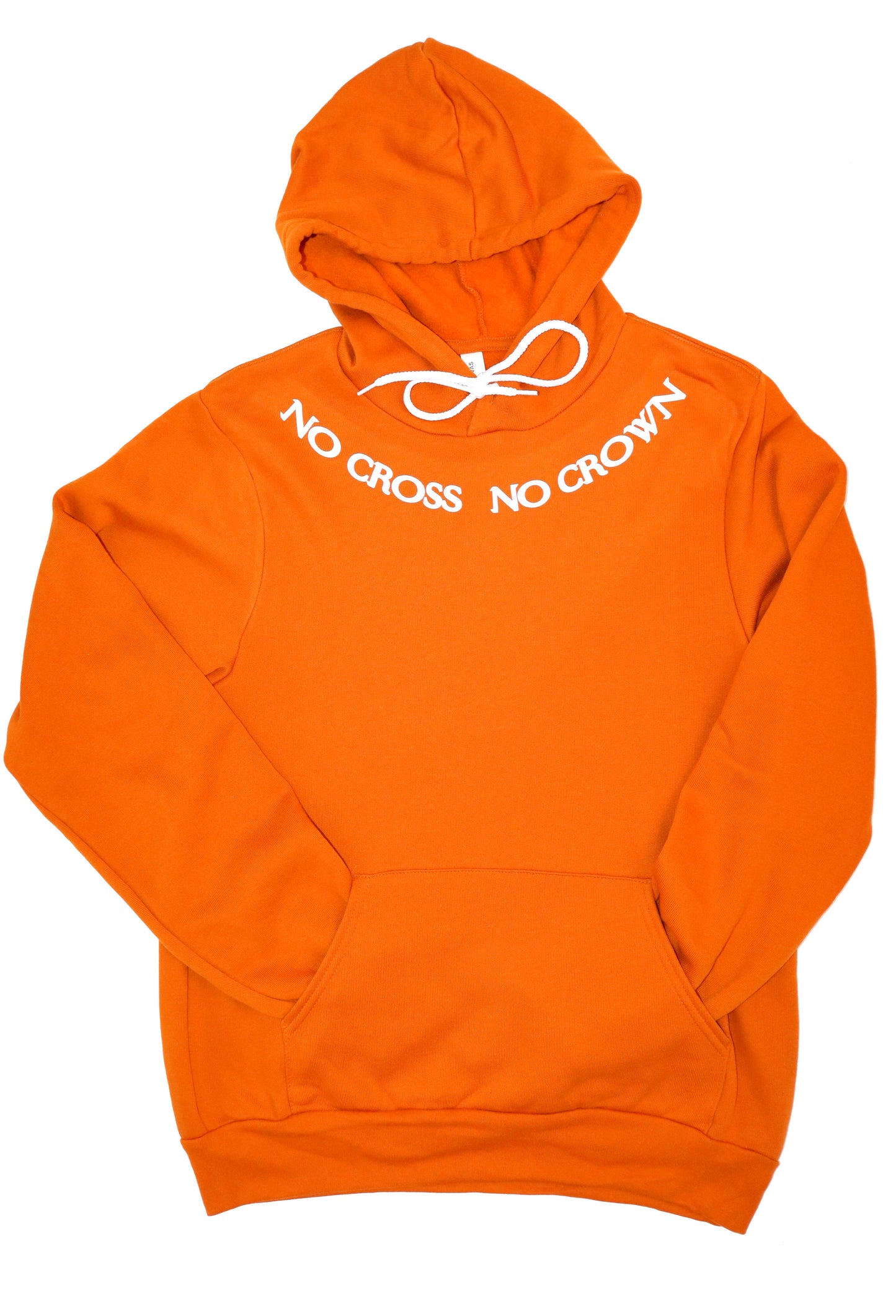 "Crown and Cross Logo" Hoodie - Autumn (White Print)