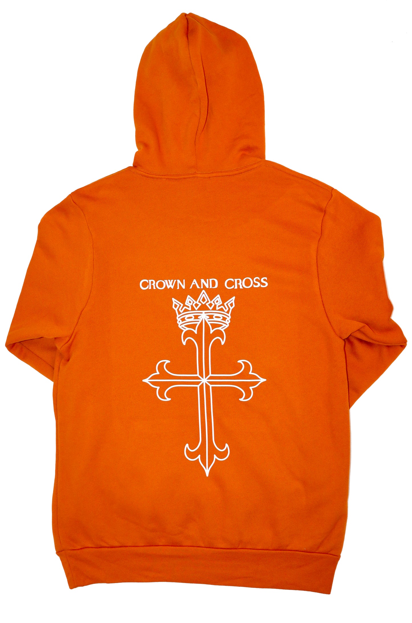 "Crown and Cross Logo" Hoodie - Autumn (White Print)
