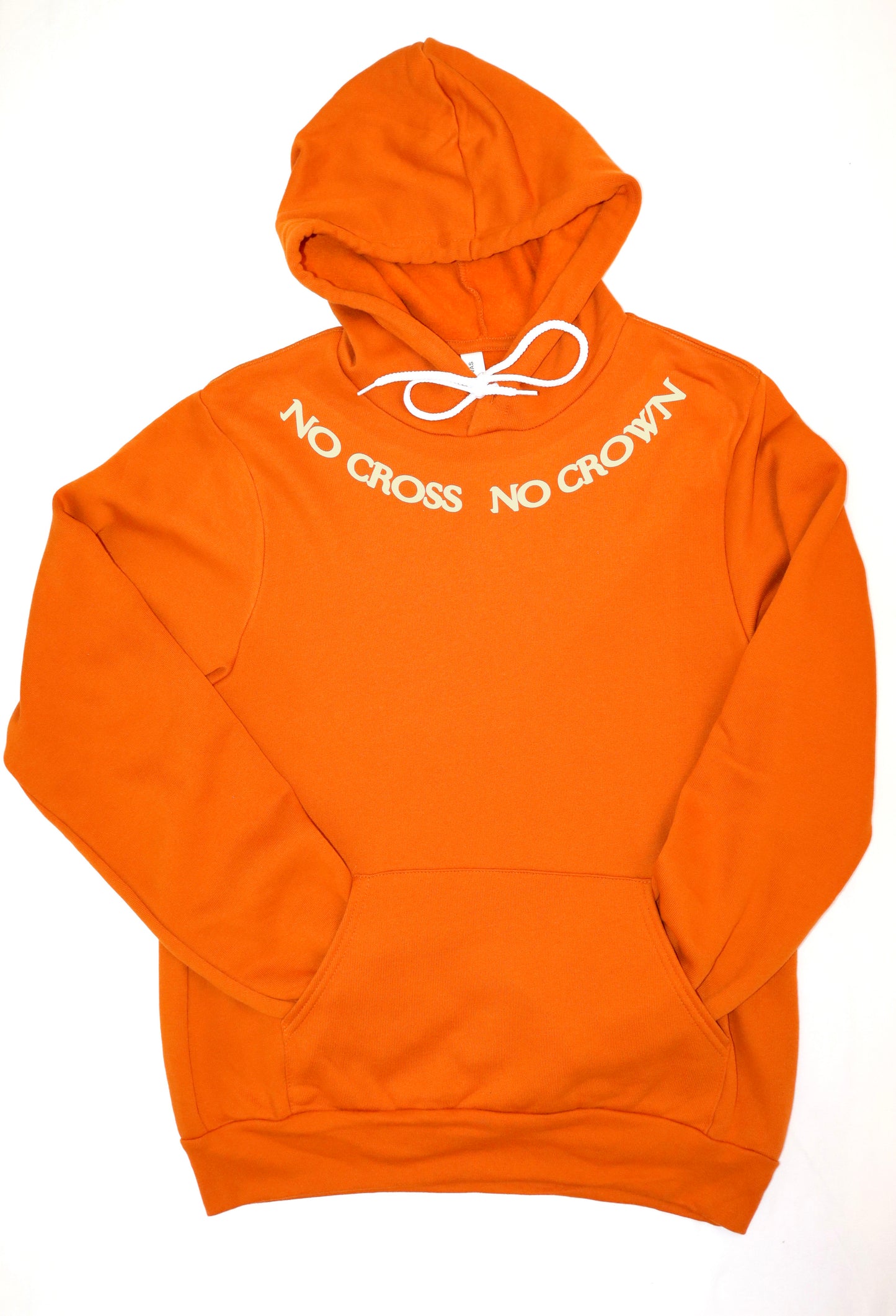 "Crown and Cross Logo" Hoodie - Autumn (Tan Print)