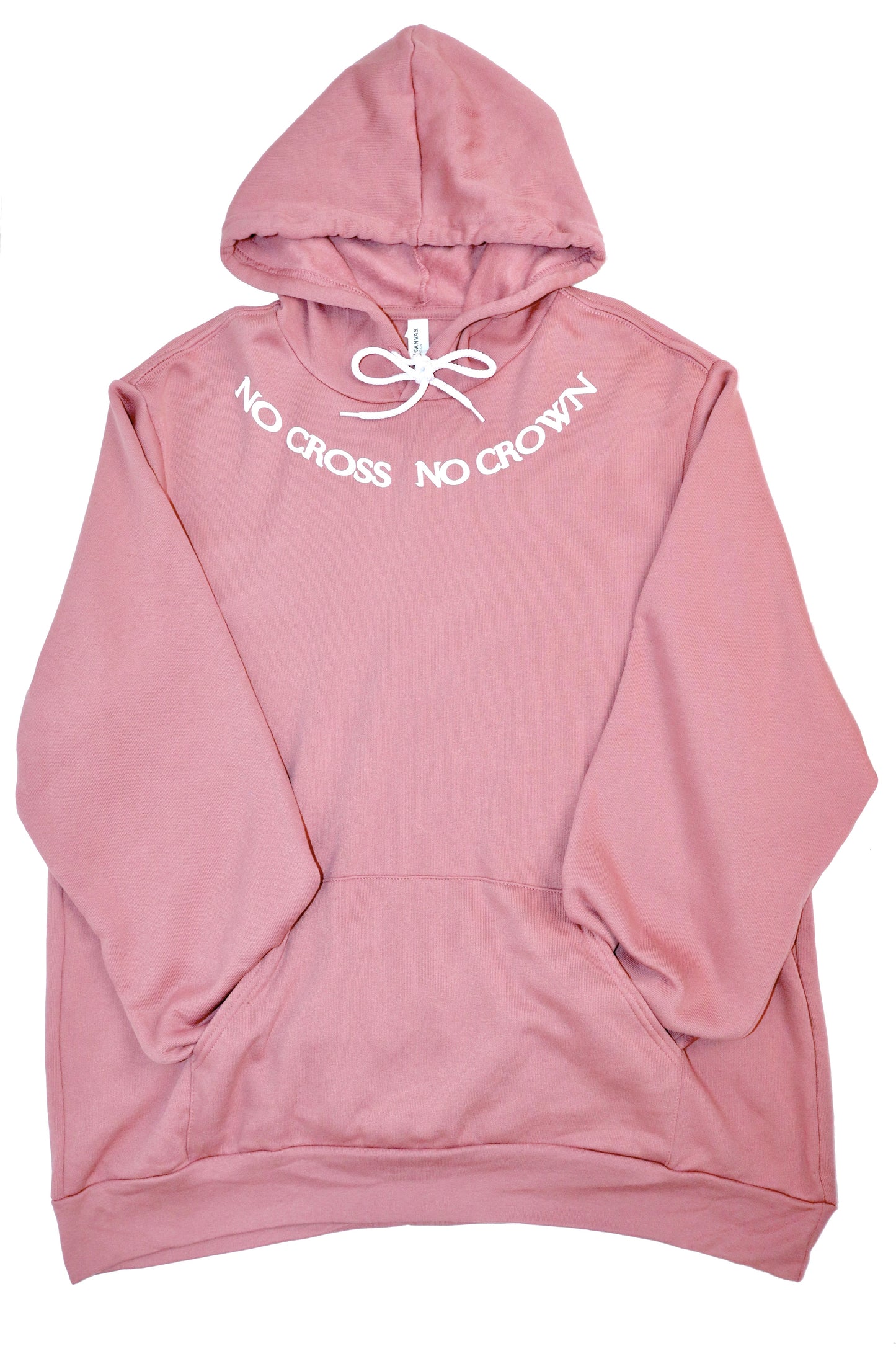 "Crown and Cross Logo" Hoodie - Mauve