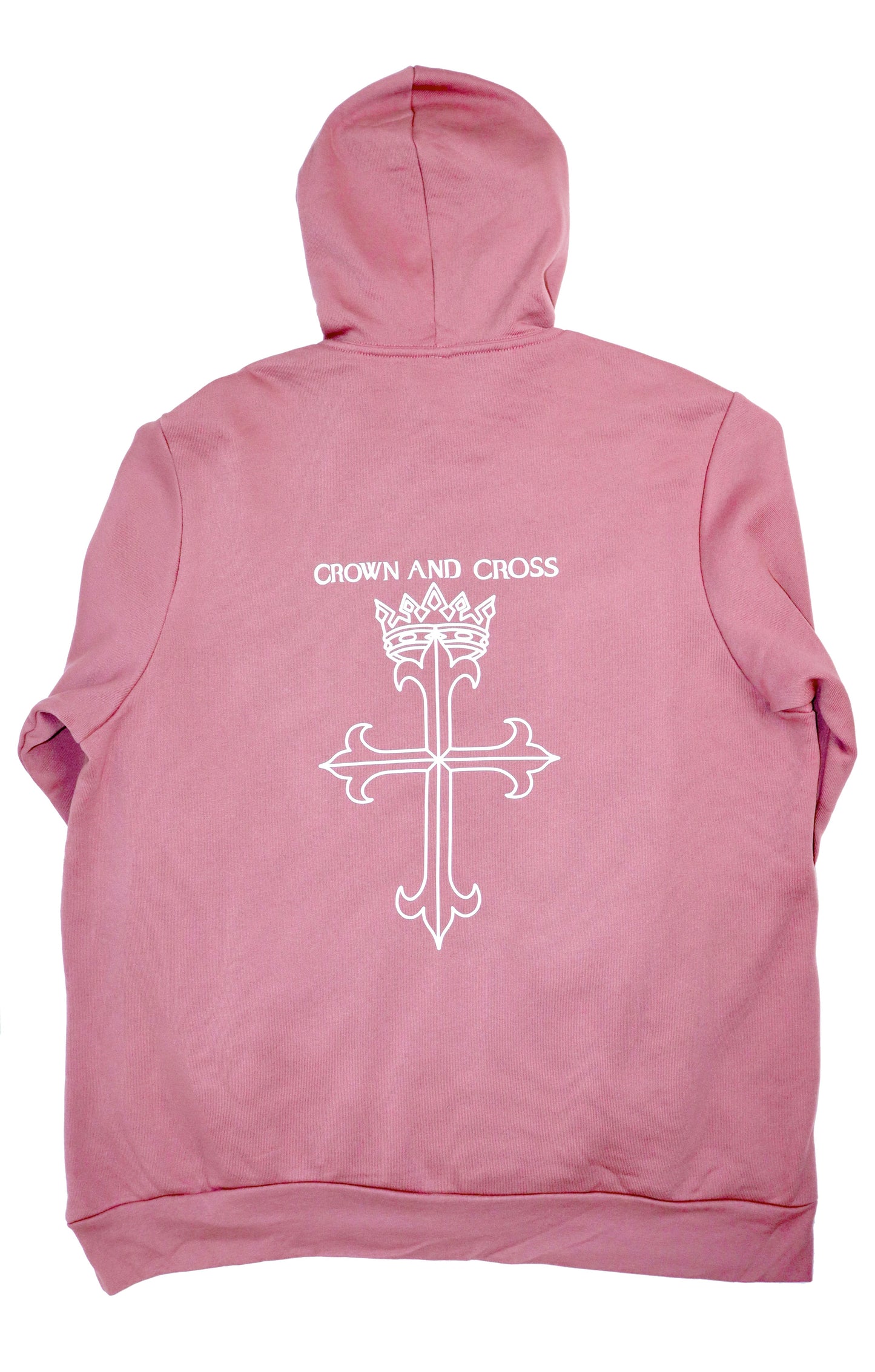 "Crown and Cross Logo" Hoodie - Mauve